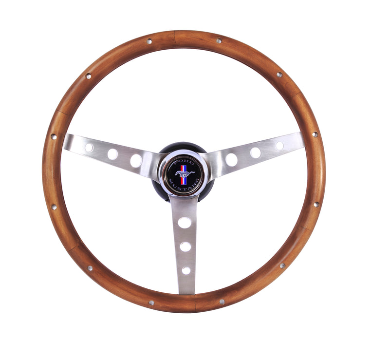 GRANT 966 15in Walnut Mustang Wheel