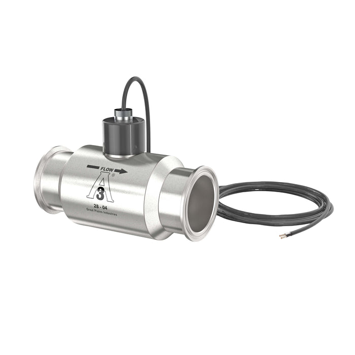 Turbine Flow Meter, 3A Food Grade, Stainless Steel Body for Food Processes - Truck Part Superstore