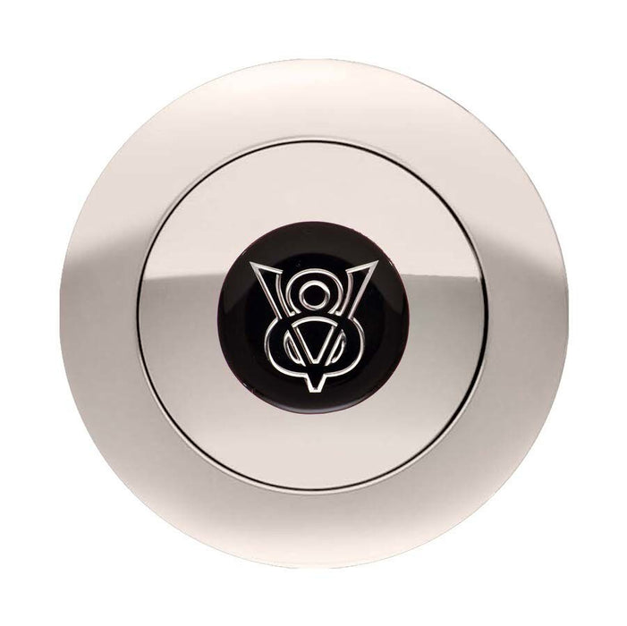 GT PERFORMANCE 11-1163 GT9 Horn Button V8 Logo Color Emblem
