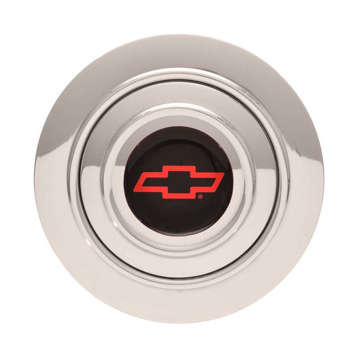 GT PERFORMANCE 11-1242 GT9 Horn Button Chevy Bow Tie Red