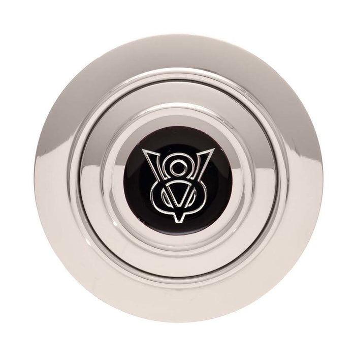 GT PERFORMANCE 11-1243 GT9 Horn Button V8 Logo Color Emblem