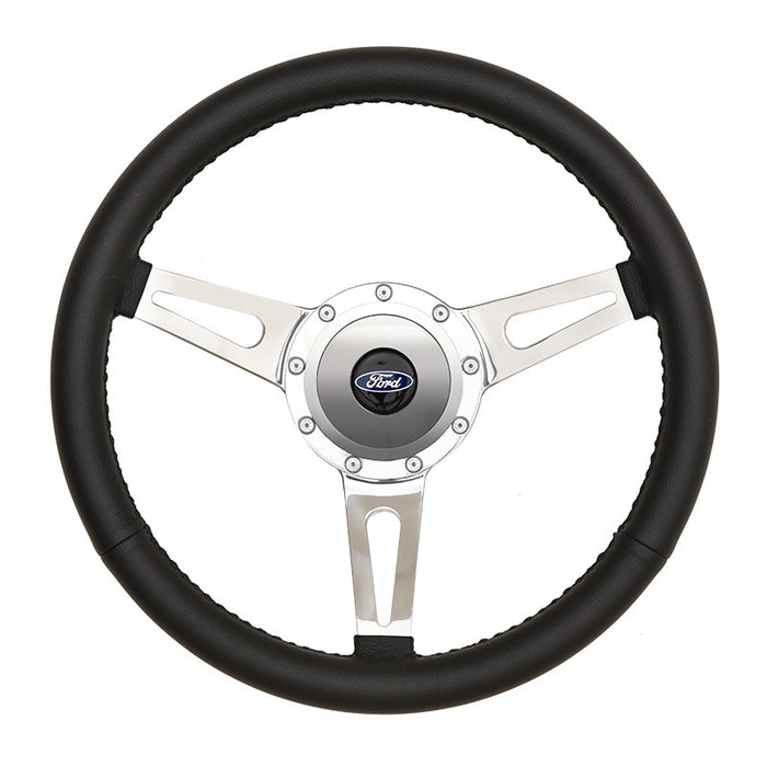 GT PERFORMANCE 38-4245 GT9 Retro Cobra Style Steering Wheel Black