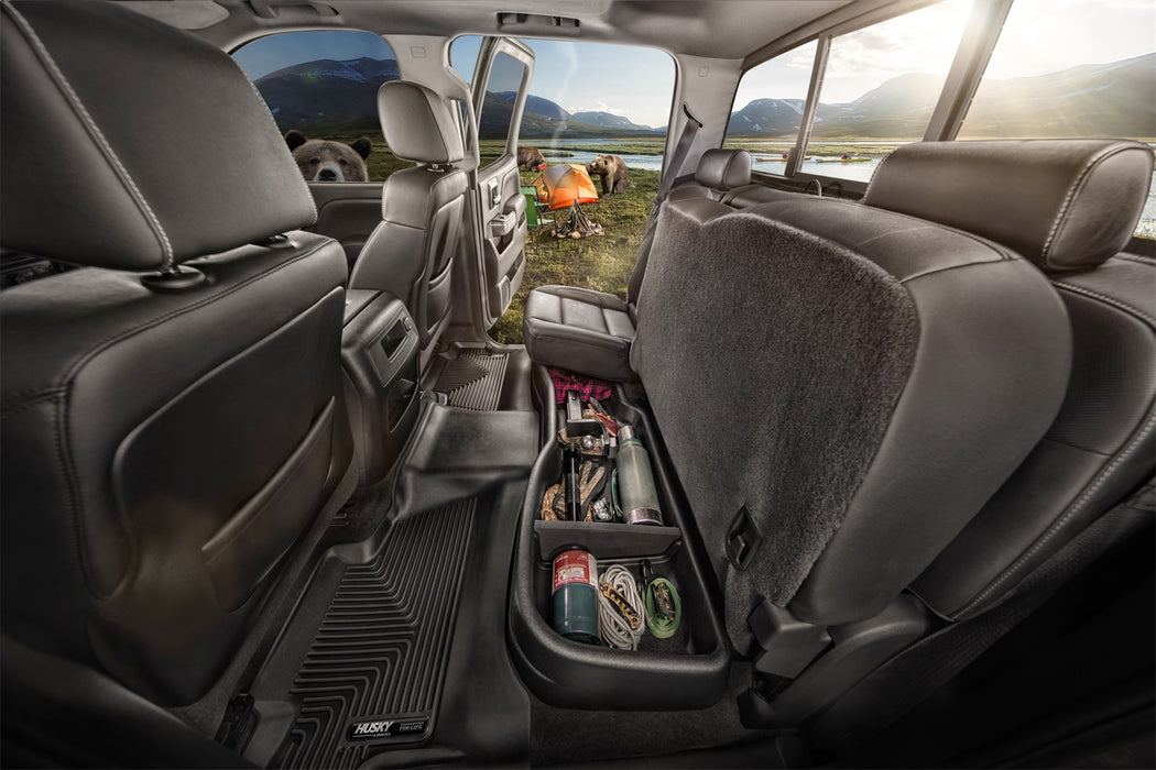 Husky Liners 09021 Gearbox Storage Systems-Under Seat Storage Box for Select Chevrolet Silverado 1500, Chevrolet Silverado Classic, Chevrolet Silverado 2500, Chevrolet Silverado HD, Chevrolet Silverado HD Classic, Chevrolet Silverado 3500, Chevrolet
