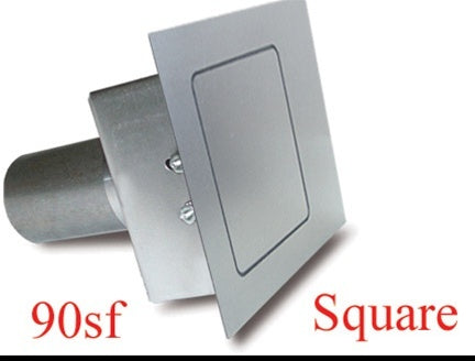 HAGAN STREET ROD NECESSITIES 90SF Square Fuel Door  Flat Surfaces