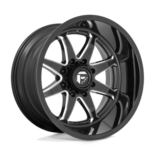 Fuel 1PC D74920908250 D749 20X9 8X6.5 GL-BLK-MIL 01MM - Truck Part Superstore