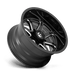 Fuel 1PC D74920007547 D749 20X10 5X5.0 GL-BLK-MIL -18MM - Truck Part Superstore