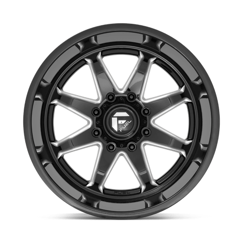 Fuel 1PC D74920908250 D749 20X9 8X6.5 GL-BLK-MIL 01MM - Truck Part Superstore