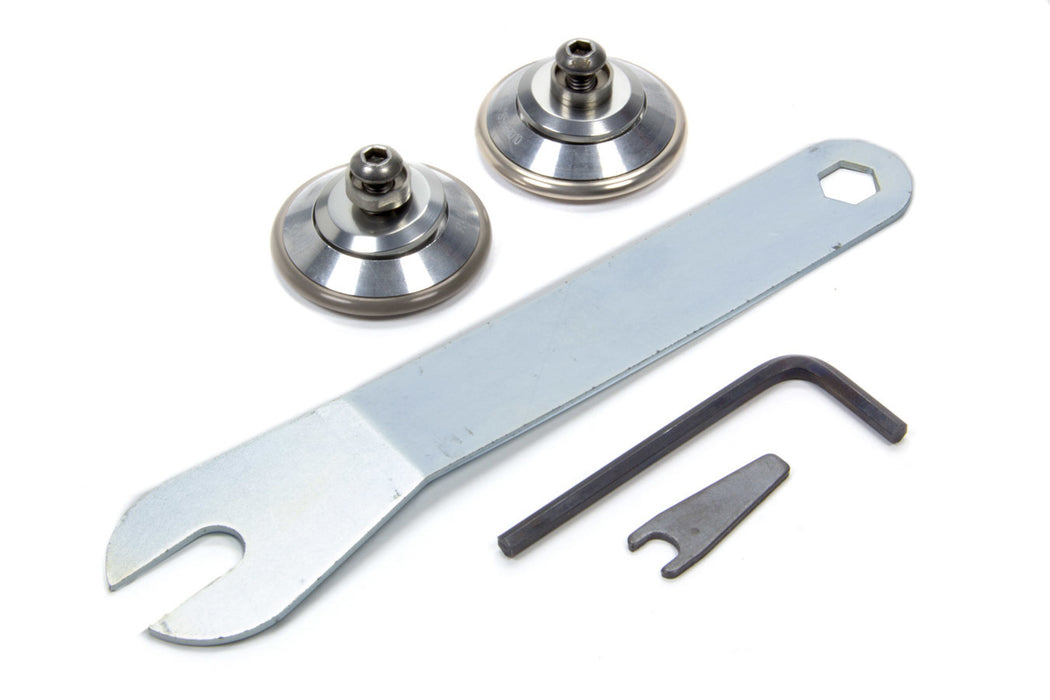 HANS AK1132.12S HANS Helmet Post Anchors Pro Silver Alum