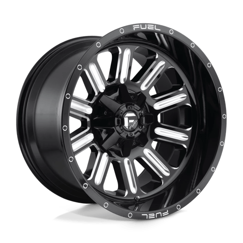 Fuel 1PC D62018902645 D620 18X9 5X4.5/5.0 GL-BLK-MIL -12MM - Truck Part Superstore
