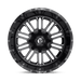 Fuel 1PC D62018908250 D620 18X9 8X6.5 GL-BLK-MIL 1MM - Truck Part Superstore