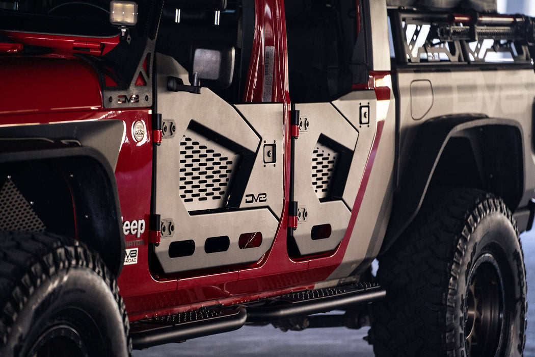 DV8 Offroad HDJL-02F Half Doors - Truck Part Superstore
