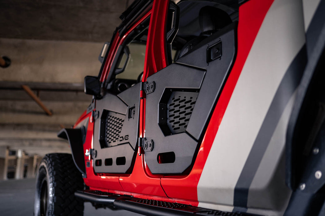 DV8 Offroad HDJL-02R Half Doors - Truck Part Superstore