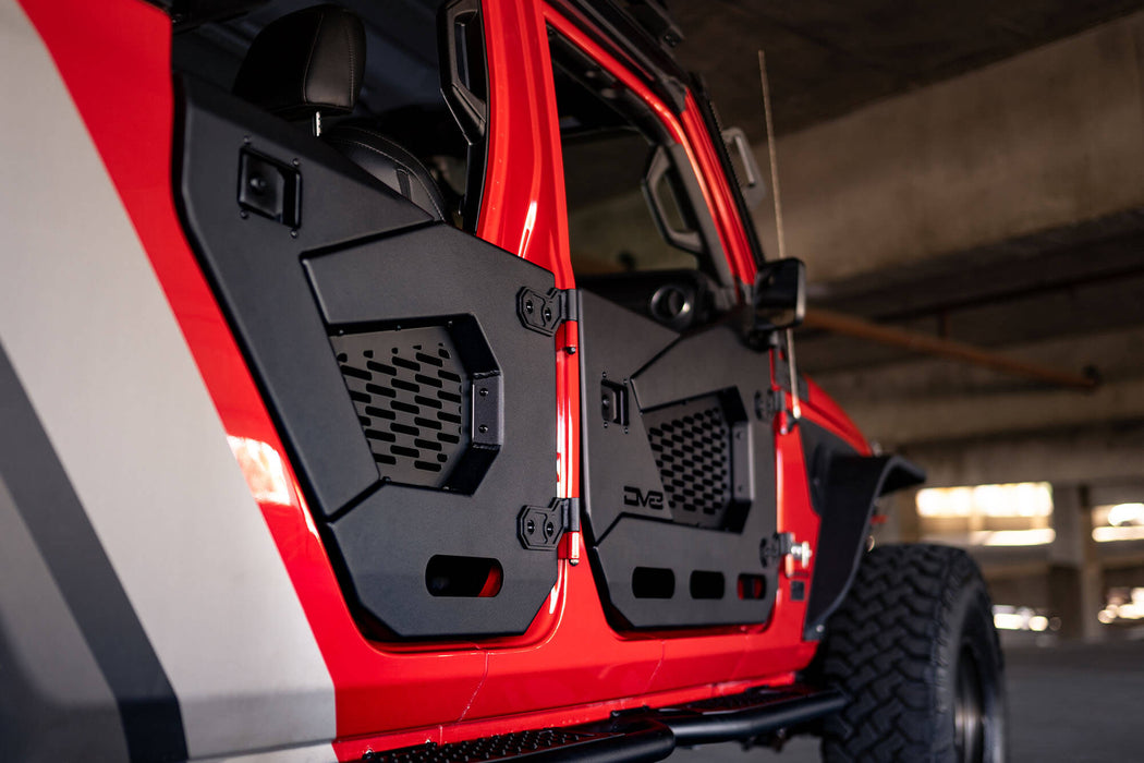 DV8 Offroad HDJL-02R Half Doors - Truck Part Superstore