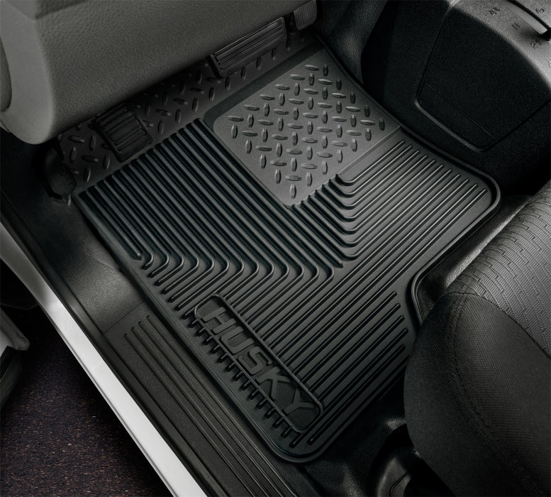 Husky Liners 51181 Heavy Duty Floor Mats-Front Floor Mats for Select Cadillac Escalade, Cadillac Escalade ESV, Cadillac Escalade EXT, Chevrolet Avalanche, Chevrolet Silverado 1500, Chevrolet Silverado HD, Chevrolet Silverado HD, Chevrolet Suburban 1500,