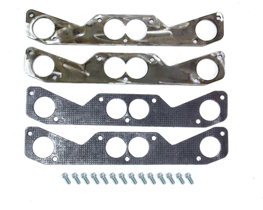 HEDMAN 10055 SB Chevy 2in Flanges Round Port Outer Flange