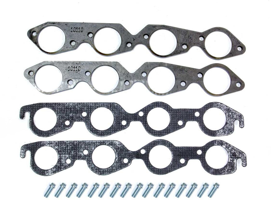 HEDMAN 10110 BB Chevy 2.375in Flanges Round Port