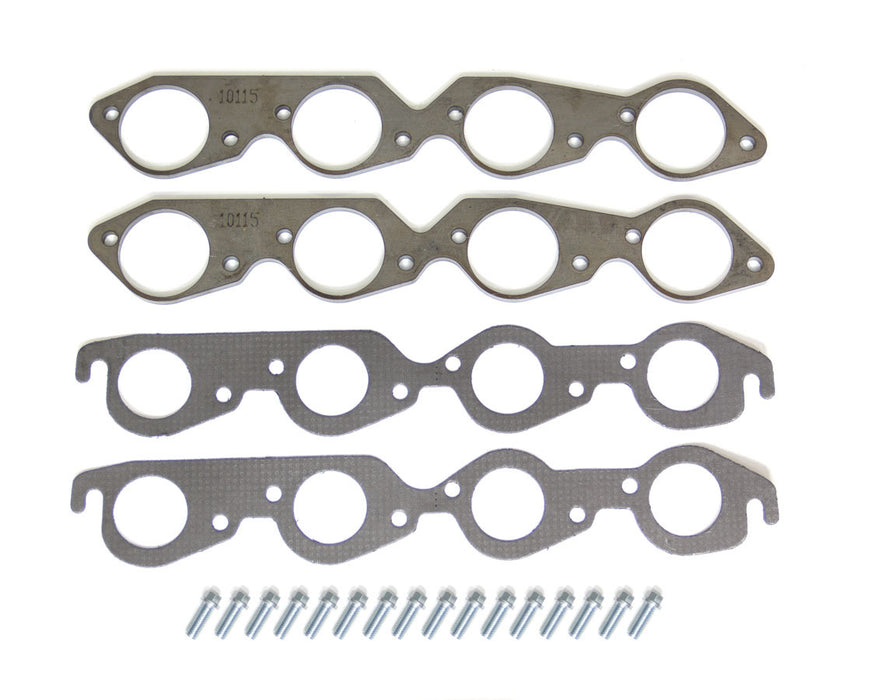 HEDMAN 10115 BB Chevy 2.5in Flanges Round Port