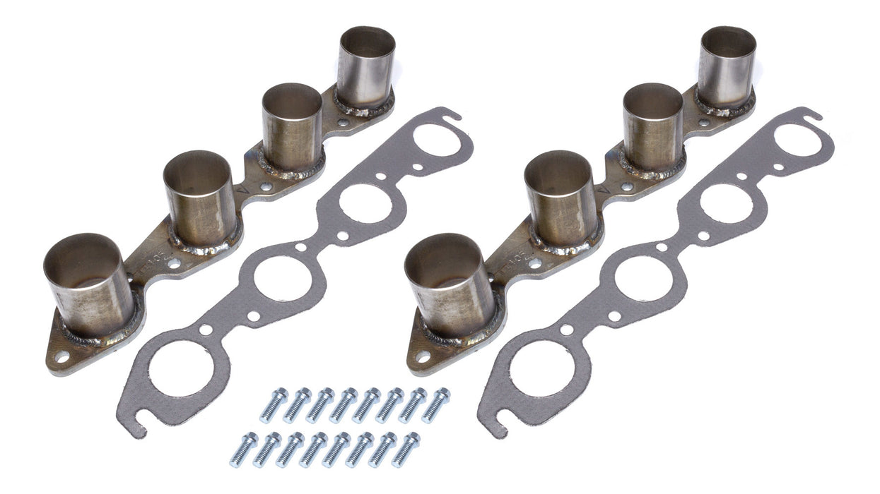 HEDMAN 11105 Chev Big Block Flg W/Stu 2.25in Round Port