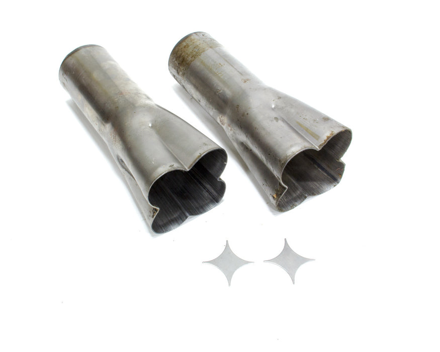 HEDMAN 14016 Weld-On Collectors 2-1/8in x  3.5in (Pair)