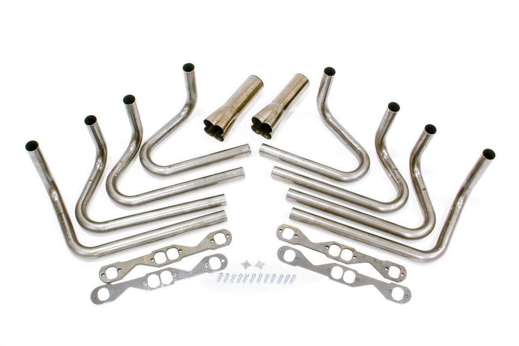HEDMAN 65600 1-3/4in SBC Weld Up Kit- 3in Weld On Collector