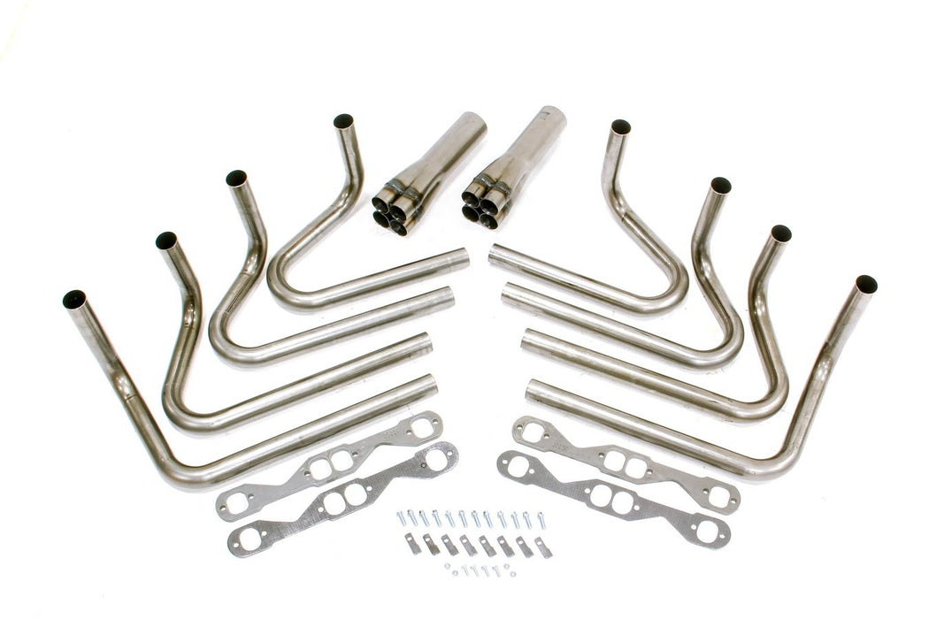 HEDMAN 65601 1-3/4in SBC Weld Up Kit- 3-1/2in Slip On Collecto