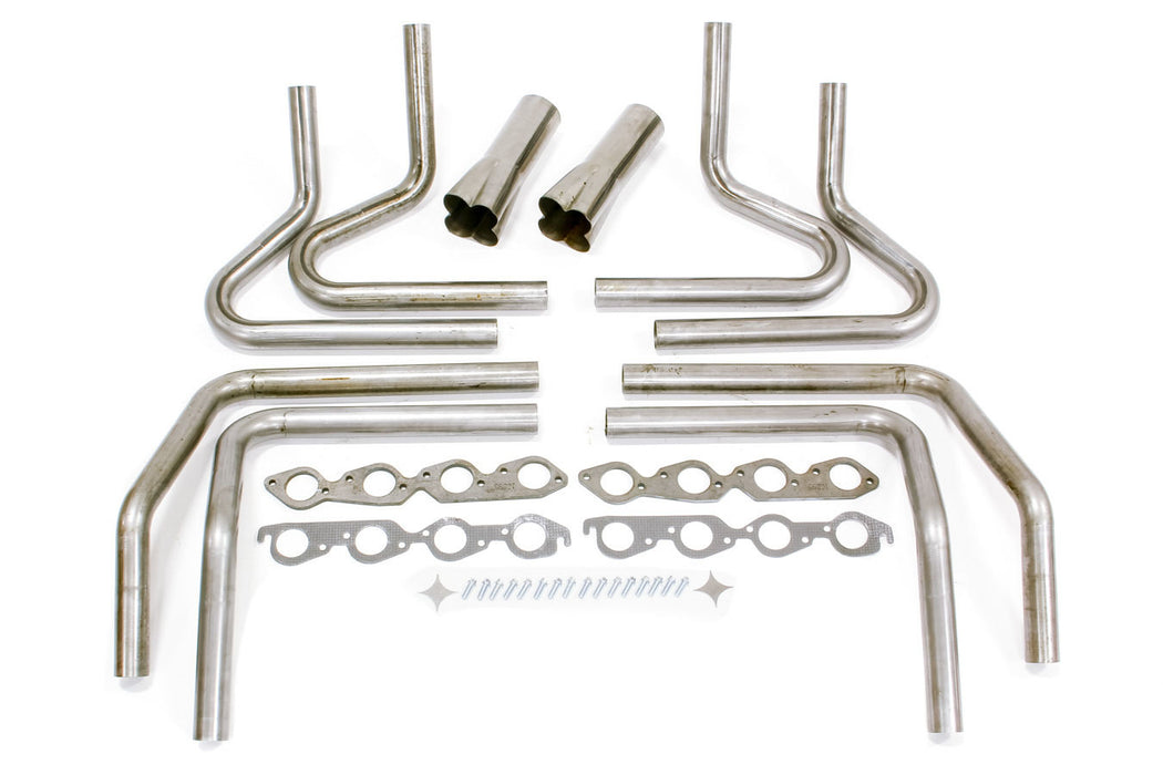 HEDMAN 65640 2in. BBC Weld Up Kit- 3.5in. Weld On Collector