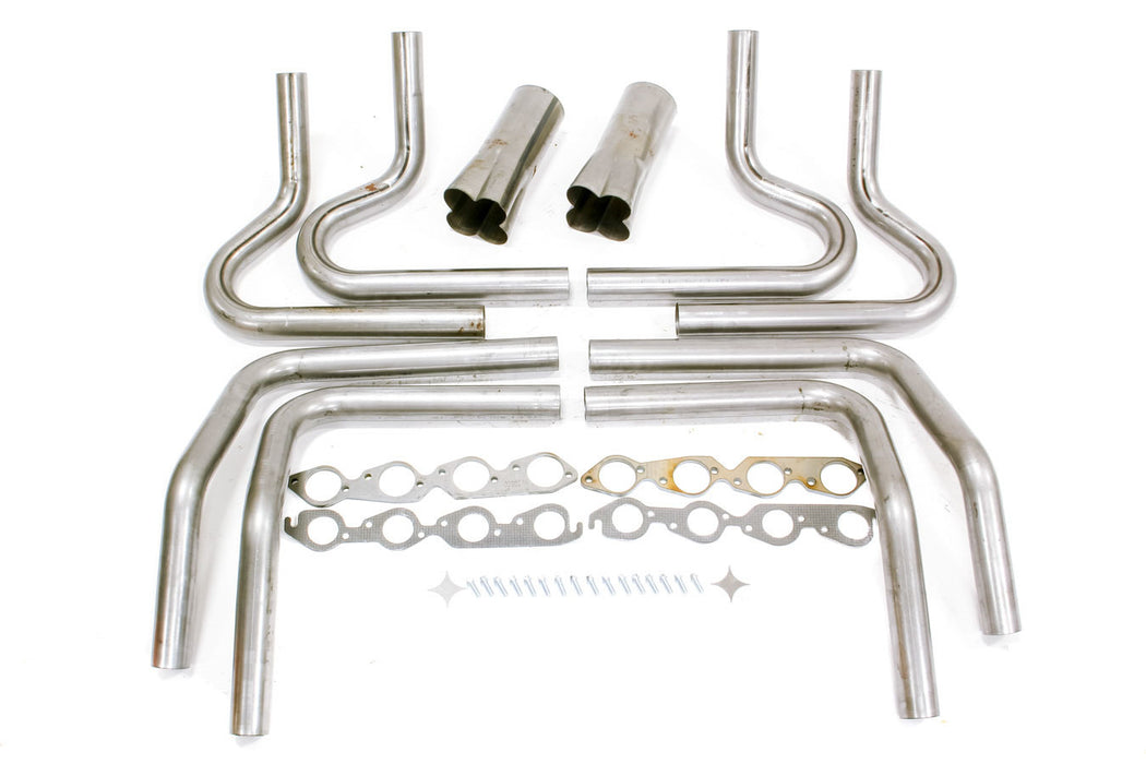 HEDMAN 65680 2-3/8in BBC Weld Up Kit- 4-1/2in Weld On Collecto