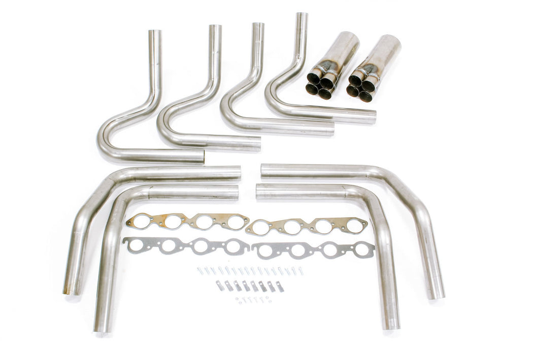HEDMAN 65686 2-1/2in BBC Weld Up Kit- 5in Slip On Colletor