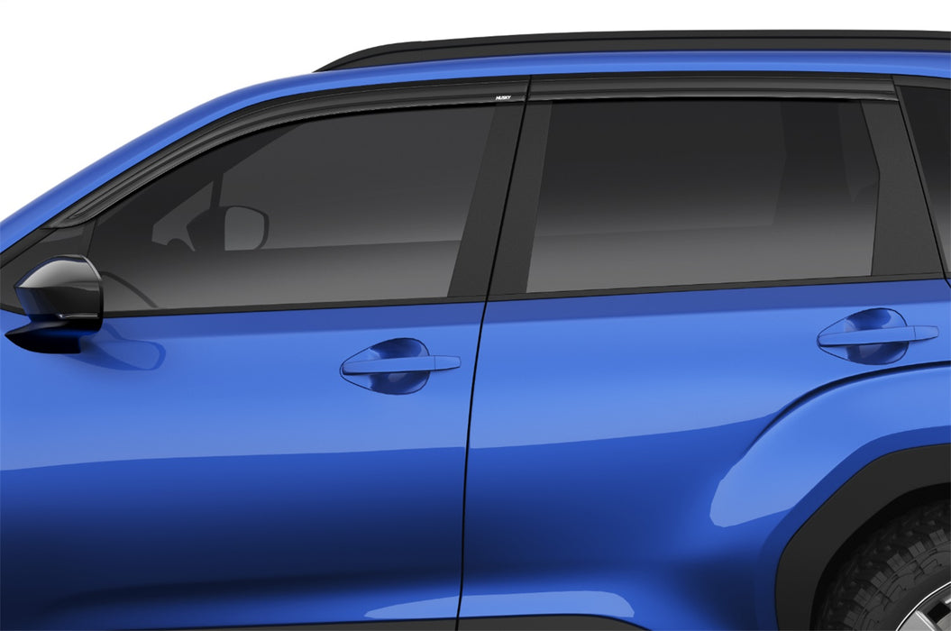 Husky Liners 2854127 Low Profile Ventvisor Deflector; Smoke; Outside Mount; 4 pc. for Select Subaru Forester