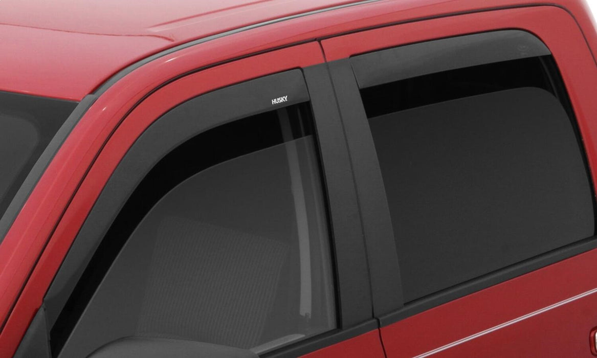Husky Liners 2864081 Low Profile Ventvisor Deflector; Smoke; In-Channel Mount; 4 pc. for Select Ram