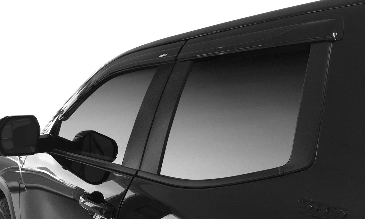 Husky Liners 2854065 Low Profile Ventvisor Deflector; Smoke; Outside Mount; 4 pc. for Select Ford EcoSport