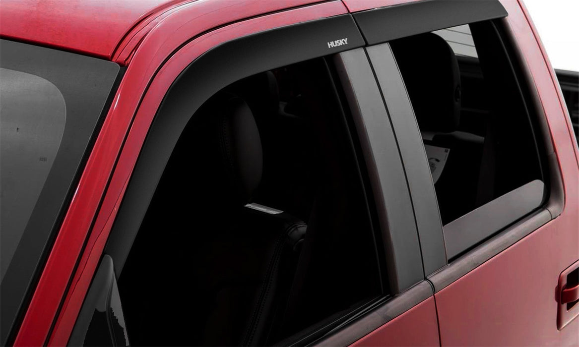 Husky Liners 2864064 Husky Liners Low Profile Ventvisor Deflector; Smoke; In-Channel Mount; 4 pc. for Select Ram