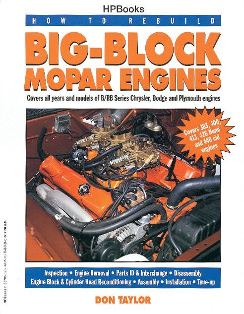 HP BOOKS HP1190 How To Rebuild BB Mopar