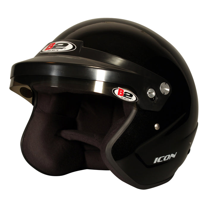 B2 HELMETS - OLD 1530A14 Helmet Icon Black 61-61+ X-Large SA20