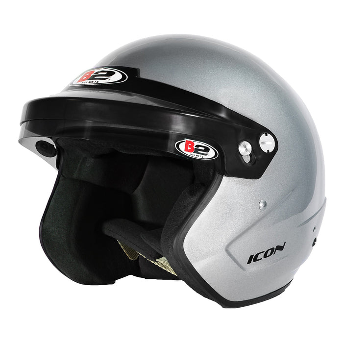 B2 HELMETS - OLD 1530A21 Helmet Icon Silver 57-58 Small SA20