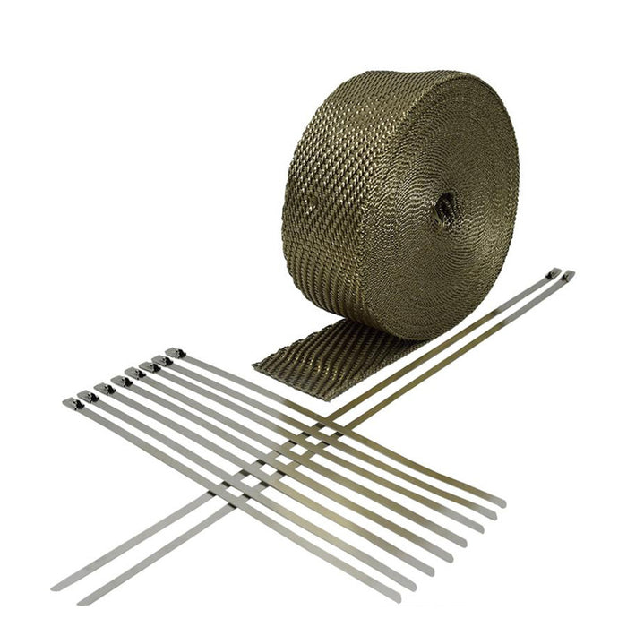 HEATSHIELD PRODUCTS 372051 Lava Exhaust Wrap Kit  2 in x 50 feet