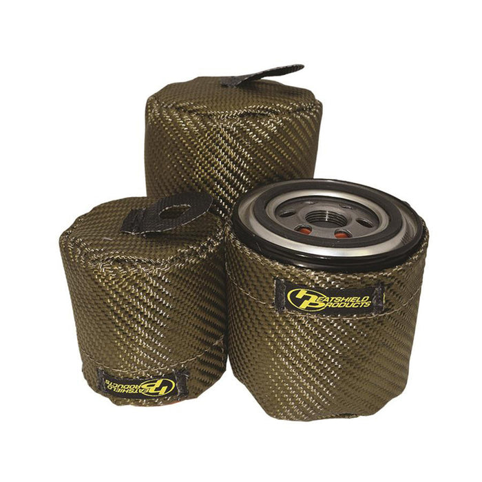 HEATSHIELD PRODUCTS 504704 Oil Filter Heat Shield Ford 5.0 Coyote
