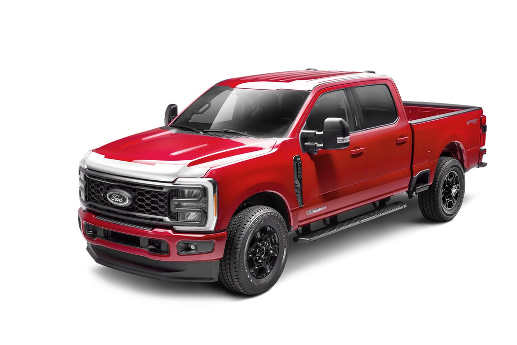 Husky Liners 2892235 Aeroskin Hood Protector; Chrome for Select Ford F-250 Super Duty, Ford F-350 Super Duty, Ford F-450 Super Duty
