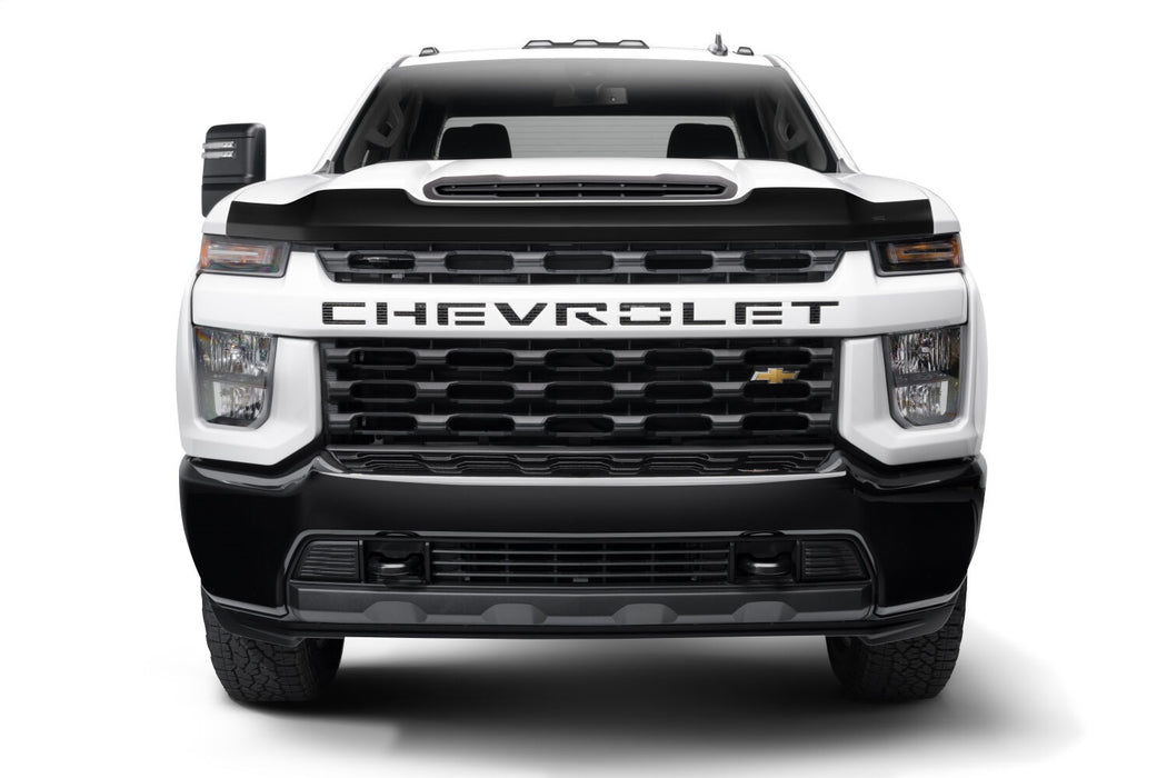 Husky Liners 2877187 Aeroskin Hood Protector; Matte Black Low Profile for Select Chevrolet Silverado HD, Chevrolet Silverado HD