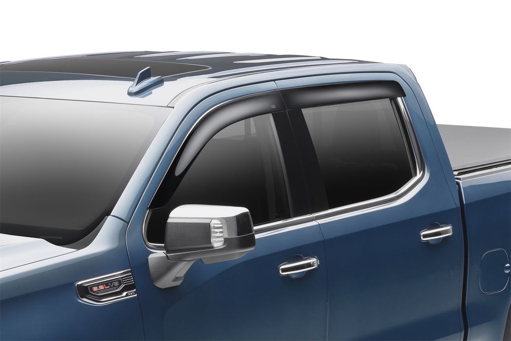 Husky Liners 2854110 Low Profile Ventvisor Deflector; Smoke; Outside Mount; 4 pc. for Select Chevrolet Silverado EV, GMC Sierra EV
