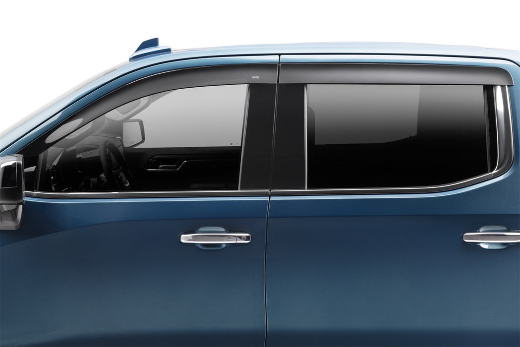 Husky Liners 2854110 Low Profile Ventvisor Deflector; Smoke; Outside Mount; 4 pc. for Select Chevrolet Silverado EV, GMC Sierra EV