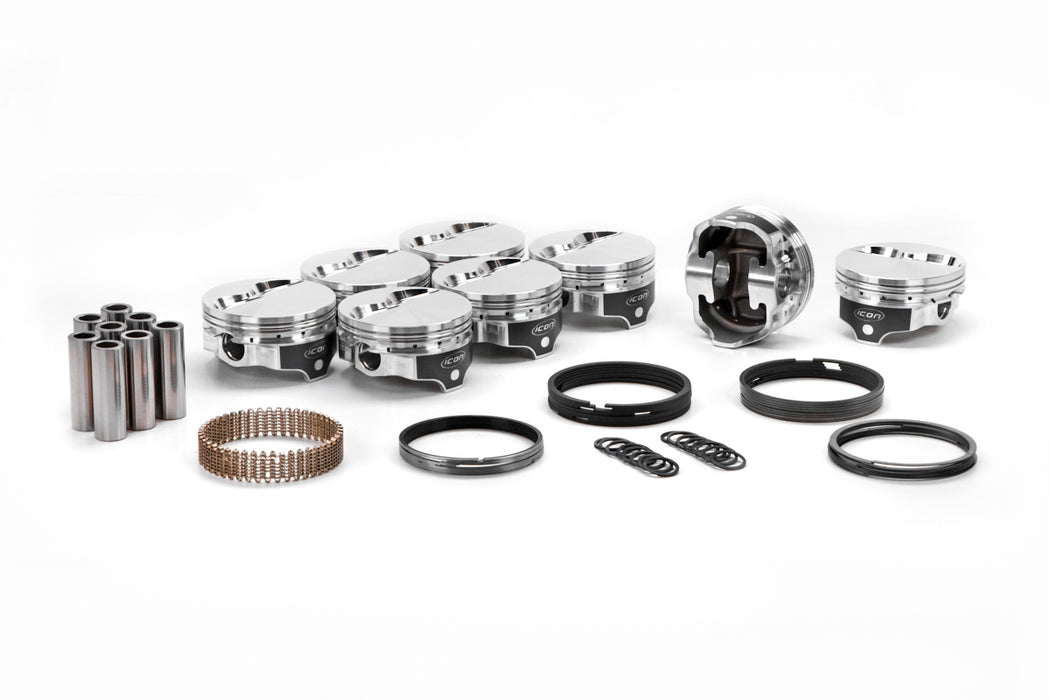 ICON PISTONS IC720.030 SBF FT Forged Piston Set 4.030 Bore -5.3cc
