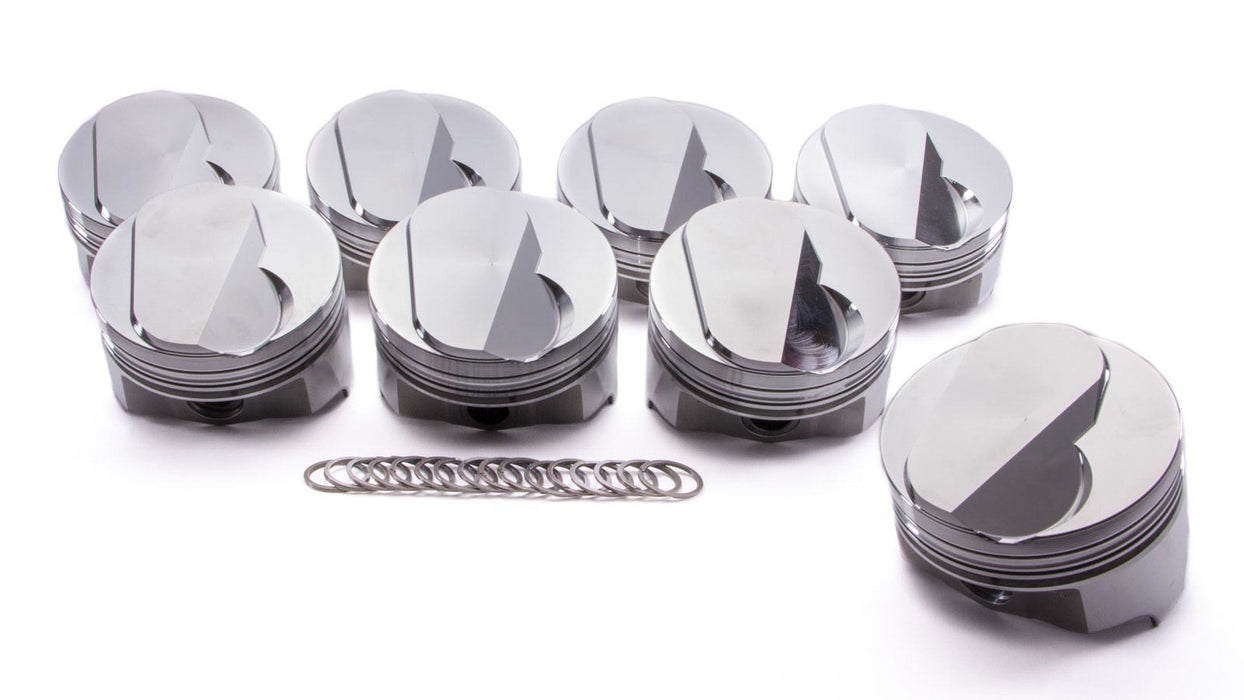 ICON PISTONS IC779.030 BBC Forged Domed Piston Set 4.280 Bore +18cc