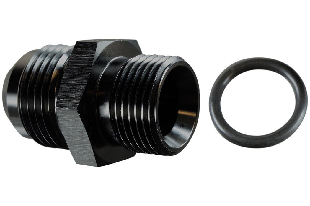ICT BILLET 551208 LS Truck Turbo Oil Drain Pan Adapter -10AN