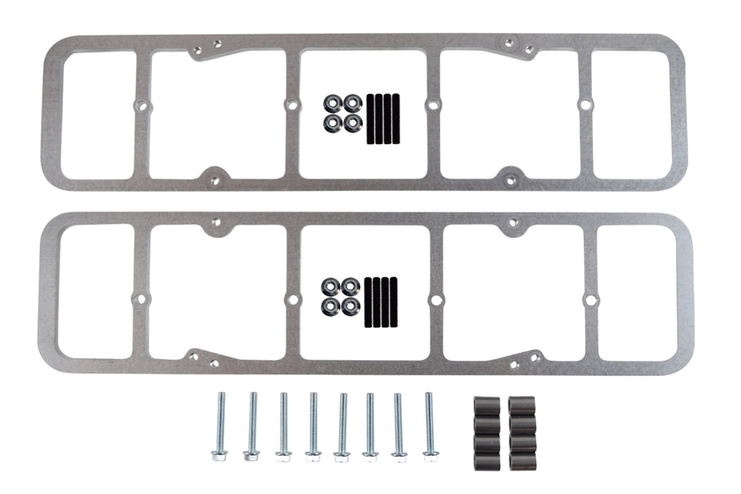 ICT BILLET 551542 SBC Valve Cover Adapters 55-86 Perimeter Bolt