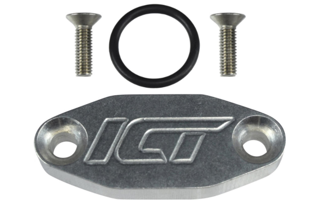 ICT BILLET 551621 Oil Port Adapter Cooler Delete Block Off Plate
