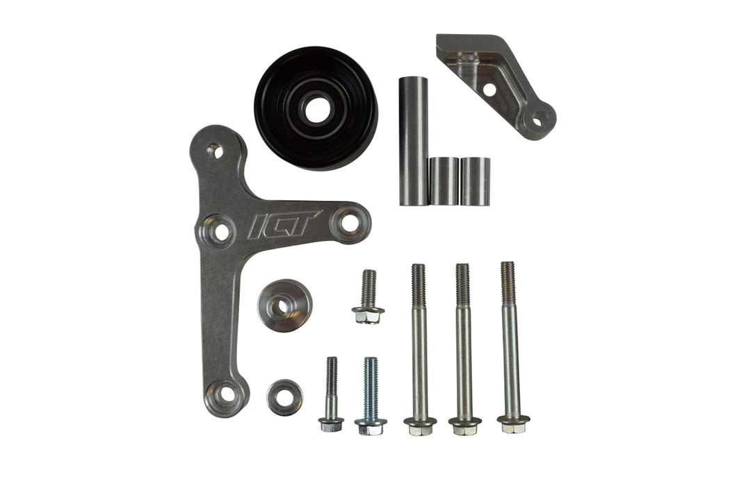 ICT BILLET 551668-2 LS1 Alternator Bracket C omplete Idler Pulley Cam