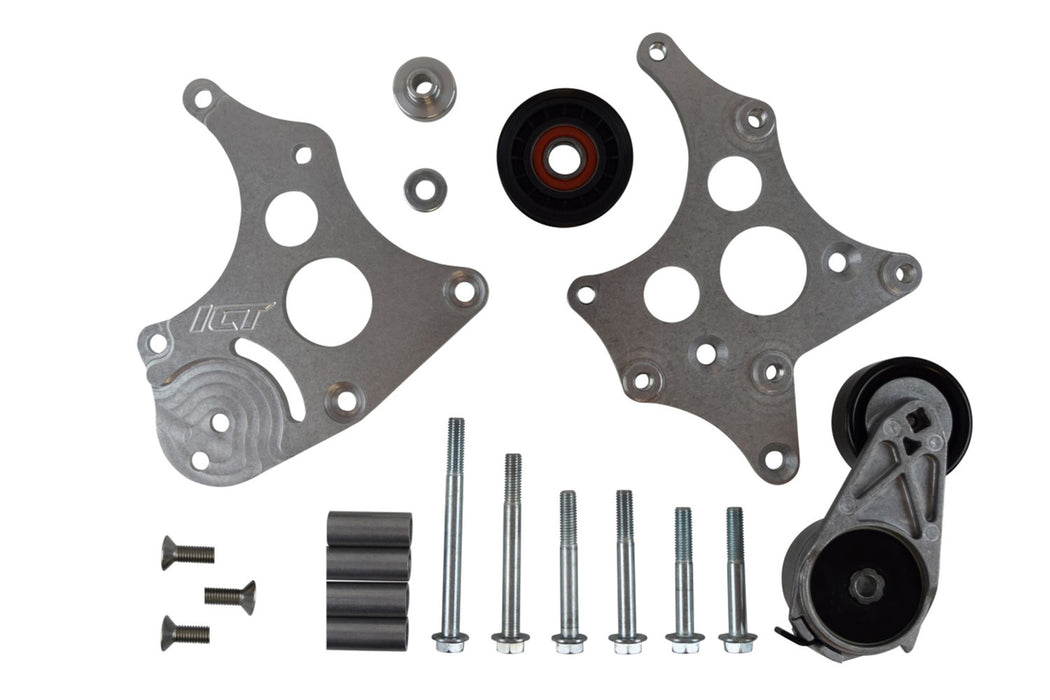 ICT BILLET 551750-1 LS Corvette Alternator Bracket Kit LSX LS1 LS2