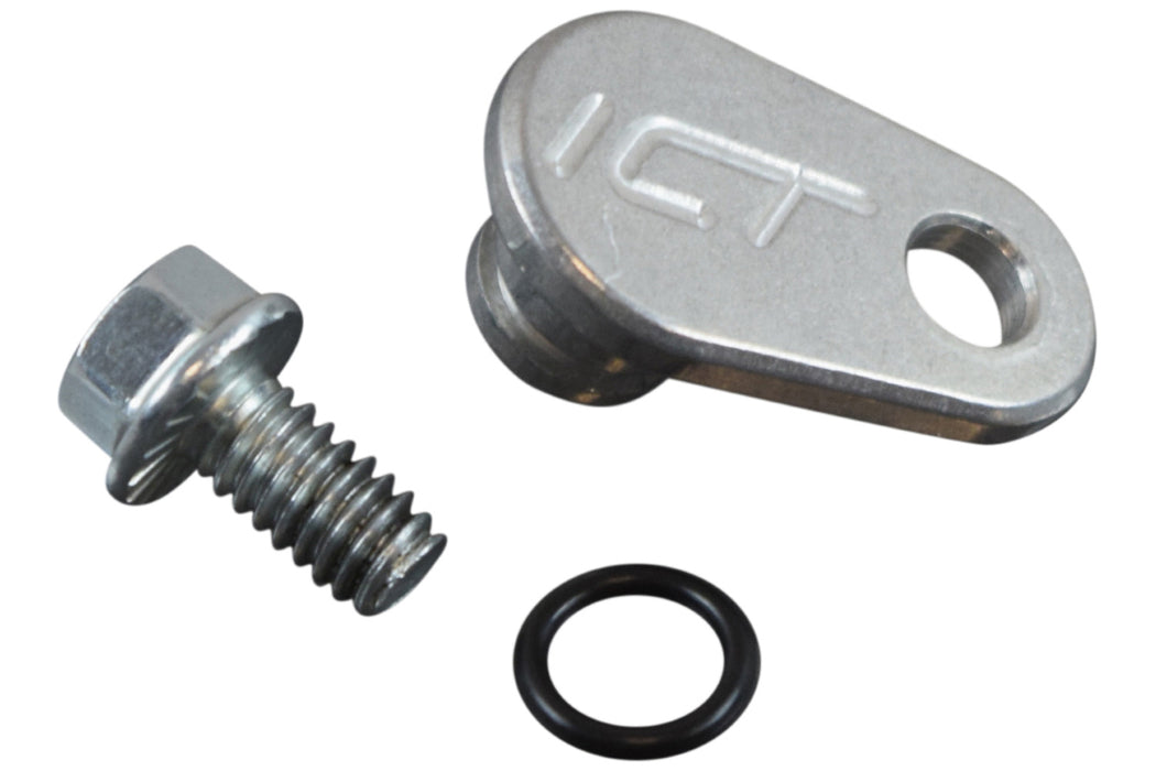 ICT BILLET 551916 TH350 Kick Down Cable Bl ock Off Plug Detent Cabl
