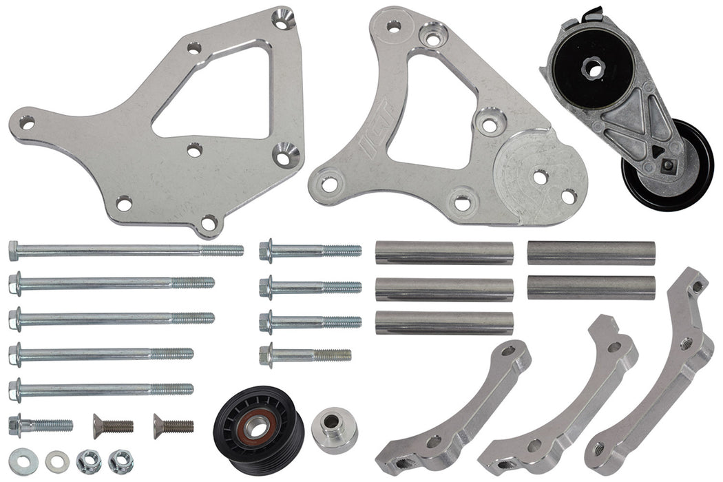 ICT BILLET 551940-3 LS Truck A/C Compressor Relocation Bracket Kit